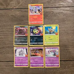 Pokemon Card Lot of 7 w Holo Rare Chandelure Darkrai Trick Or Trade Halloween - Image 1