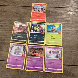 Pokemon Card Lot of 7 w Holo Rare Chandelure Darkrai Trick Or Trade Halloween - Image 2