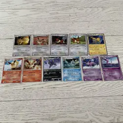 Pokemon tcg trading card lot of 11 Eevee Flareon Vaporeon Jolteon Espeon - Image 1