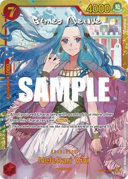 One Piece Card Game ! Nefeltari Vivi OP04-118 Secret Rare/V.1 - Image 1