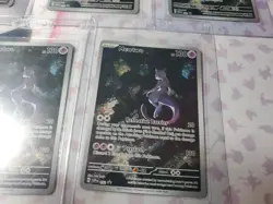 Lot of Five (5) Mewtwo 052 Scarlet & Violet Ultra Premium Promo Cards - Image 5