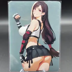 Tifa Lockhart Final Fantasy Anime Waifu Card Doujin ACG Goddess - Image 2