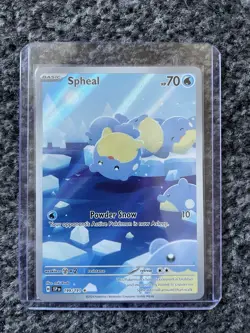 Spheal 199/191 Surging Sparks Illustration Rare Pokemon Card - Near Mint - Image 1