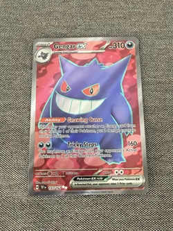 Gengar EX (193/162) Temporal Forces Full Art Ultra Rare Pokemon Card, NEAR MINT - Image 2
