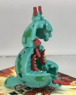 Bakugan Scraper Ventus Blue Green 540G Figure New Vestroia Ball Rare +Card AS-IS - Image 3