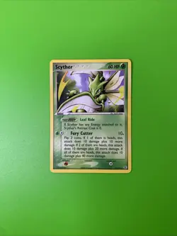 Scyther 29/112 EX FireRed & LeafGreen Non-Holo Pokemon Card LP+ - Image 1