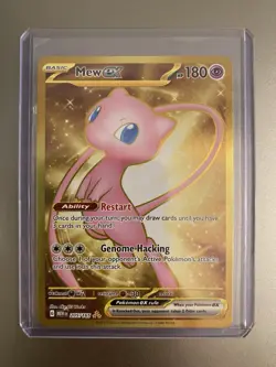 Mew ex - 205/165 - Pokemon 151 Secret Rare Card NM - Image 3