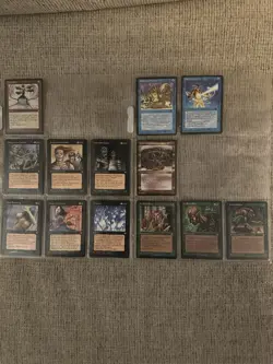 75 Magic: The Gathering cards, Ice Age (Glacial Chasm, 2 Jokulhaups) - Image 1