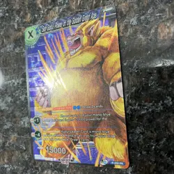 Son Goku Power of the Golden Great Ape WINNER STAMP Dragon Ball Super Card | NM - Image 2