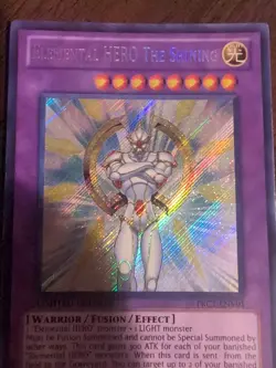 Elemental Hero the Shining PRC1-ENV01 Secret Rare Limited Edition Yu-Gi-Oh Card - Image 3