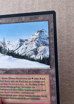 Magic The Gathering Taiga Dual Land German Card 3rd Edition Revised Black Border - Image 3