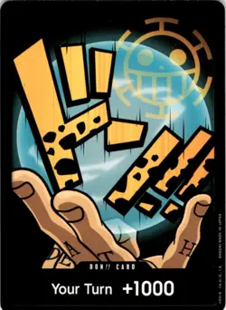 [FOIL TEXTURED] DON!! Card (Trafalgar Law) PRB-01 THE BEST Premium Booster - Image 1