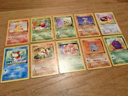 Job Lot Pokemon Jungle Cards 1999 WOTC 44, 48, 49, 50, 51, 53, 55, 59, 61, 63 MP - Image 1