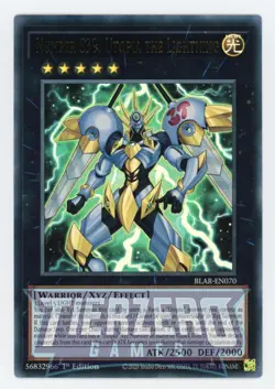 Yugioh Number S39: Utopia the Lightning BLAR-EN070 Ultra Rare 1st Edition NM/LP - Image 1