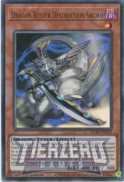 Yugioh Dragon Buster Destruction Sword BLAR-EN079 Ultra Rare 1st Edition NM/LP - Image 1