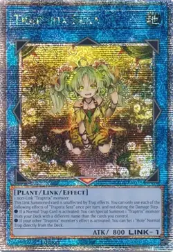 Yu-Gi-Oh! Traptrix Sera RA04-EN075 Quarter Century Secret Rare - Image 1
