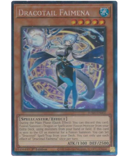 Dracotail Faimena - JUSH-EN002 - Collector's Rare - YuGiOh - Image 1