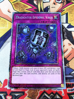 Eradicator Epidemic Virus ra03-en183 (NM+) Platinum-Secret Rare Yu-Gi-Oh! - Image 1