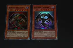 Yugioh Card Lot EX-PL Super Rare Unl & 1st Edition Berserk Dragon DCR-019 - Image 1