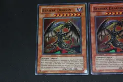 Yugioh Card Lot EX-PL Super Rare Unl & 1st Edition Berserk Dragon DCR-019 - Image 2