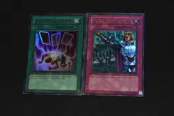 Yugioh Card Lot PL-MP 1st Ed. Ultra Rare Card of Safe Return & Royal Command LON - Image 1