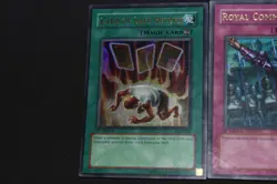 Yugioh Card Lot PL-MP 1st Ed. Ultra Rare Card of Safe Return & Royal Command LON - Image 2