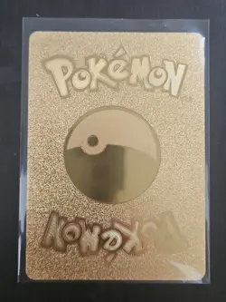 Pikachu Mega Charizard Y Tag Cosplay Gold Foil Display Card (Fan Art) - Image 2