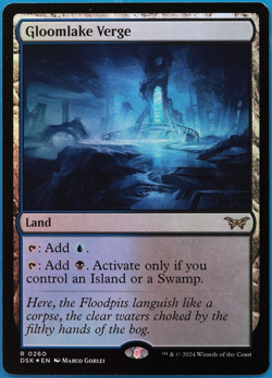 Gloomlake Verge FOIL Duskmourn: House of Horror NM Rare CARD (500239) ABUGames - Image 1