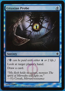 Gitaxian Probe FOIL New Phyrexia NM Blue Common MAGIC CARD (ID# 500238) ABUGames - Image 1