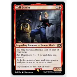 MTG Zell Dincht Final Fantasy Rare NM - Image 1