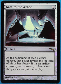 Gate to the Aether FOIL Mirrodin NM Artifact Rare MTG CARD (ID# 500234) ABUGames - Image 1