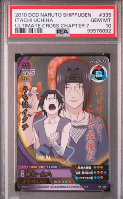 PSA 10 Card - Naruto Shippuden Itachi NSUC Rare Japanese, Full-Art Holo, CN335 - Image 1