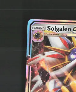 Solgaleo GX 89/149 Sun & Moon Ultra Rare Holo Pokemon Card LP+ - Image 3