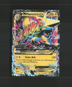 Mega M Manectric EX 24/119 Phantom Forces Ultra Rare Holo Pokemon Card LP - Image 1