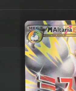 Mega M Altaria EX 121/124 Fates Collide Full Art Ultra Rare Holo Pokemon Card MP - Image 3