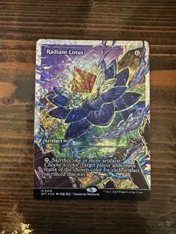 Radiant Lotus (Showcase) (Fracture Foil) NM Foil Aetherdrift MTG English - Image 2
