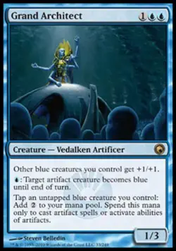 Grand Architect - Medium Play MTG Scars of Mirrodin - Image 1