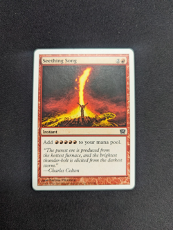 Magic Mtg Core Set 9th Edition Seething Song lightly played - Image 1