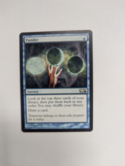 Magic Mtg Core Set 2010 Ponder lightly played - Image 1