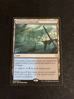 MTG - NM - Drowned Catacomb - Ixalan - Image 1