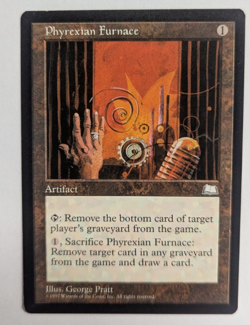 Magic Mtg Weatherlight Phyrexian Furnace lightly played - Image 1