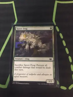 MTG Magic The Gathering Spore Frog MH1 Green Fog Effect Commander - Image 1