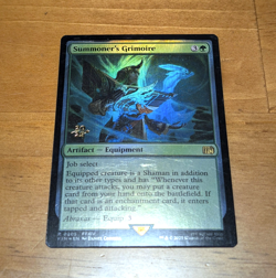Summoner's Grimoire - Pre-release Foil Stamped Promo- Final Fantasy MTG - Image 2
