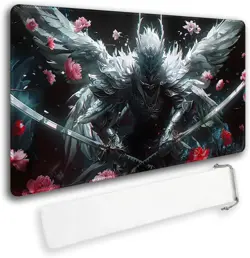 Durable MTG Playmat TCG Playmat with Zone and Locking Edges for MTG Gaming - Inc - Image 1
