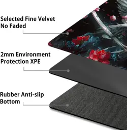Durable MTG Playmat TCG Playmat with Zone and Locking Edges for MTG Gaming - Inc - Image 4