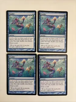 Ponder x4 Lorwyn MTG Magic - Image 1