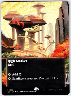 High Market (Borderless) - Edge of Eternities - Steller Sights - MTG - Image 1