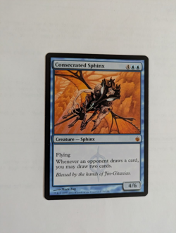 Consecrated Sphinx Mirrodin Besieged MTG NM Free shipping with tracking - Image 1