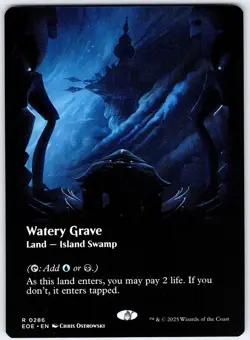 Watery Grave (Borderless) - Edge of Eternities - MTG Magic - Image 1