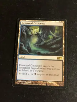 MTG - LP - DROWNED CATACOMB - M10 Core Set 2010 - Image 1